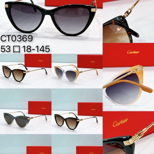 Replica Cartier AAA Quality Sunglassess #1213699 $48.00 USD for Wholesale