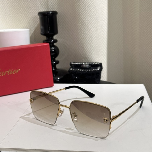 Wholesale Cartier AAA Quality Sunglassess #1213707 $48.00 USD, Wholesale Quality Replica Cartier AAA Quality Sunglassess