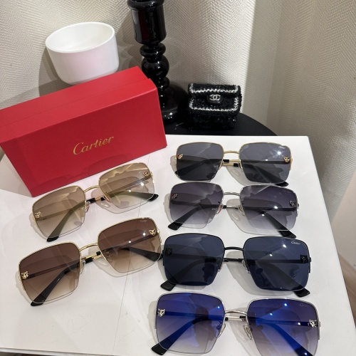 Replica Cartier AAA Quality Sunglassess #1213707 $48.00 USD for Wholesale