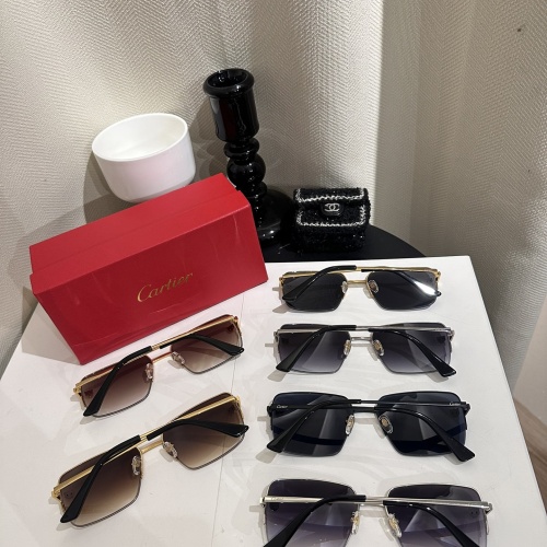 Replica Cartier AAA Quality Sunglassess #1213707 $48.00 USD for Wholesale