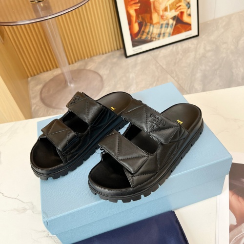 Wholesale Prada Slippers For Women #1213742 $96.00 USD, Wholesale Quality Replica Prada Slippers