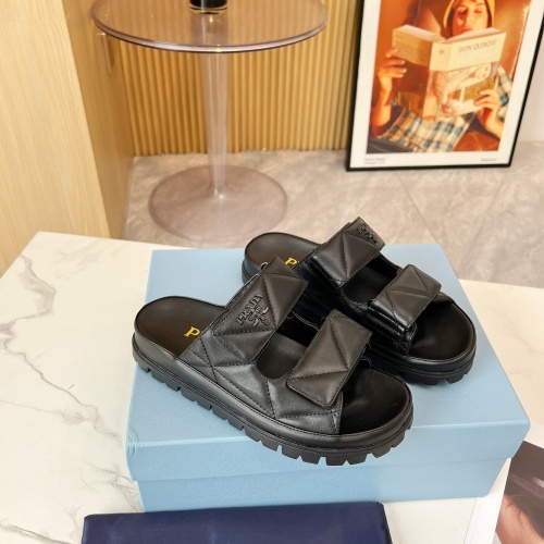 Replica Prada Slippers For Women #1213742 $96.00 USD for Wholesale