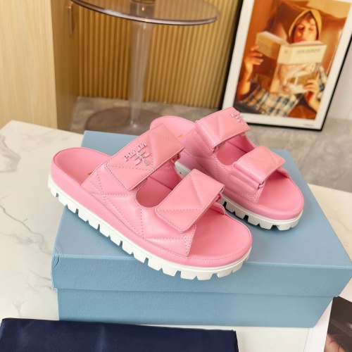 Replica Prada Slippers For Women #1213744 $96.00 USD for Wholesale