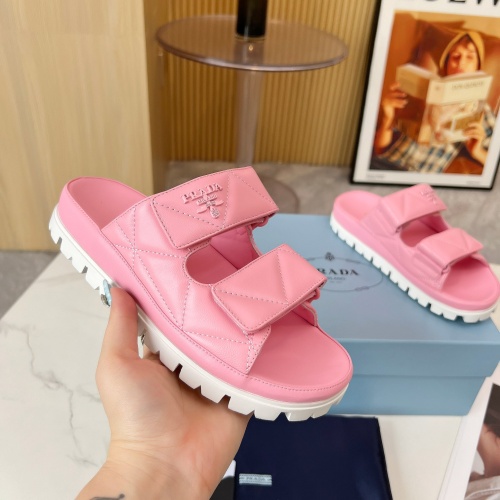 Replica Prada Slippers For Women #1213744 $96.00 USD for Wholesale