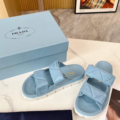 Replica Prada Slippers For Women #1213745 $96.00 USD for Wholesale