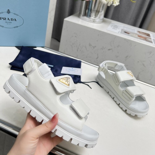 Replica Prada Sandal For Women #1213753 $100.00 USD for Wholesale