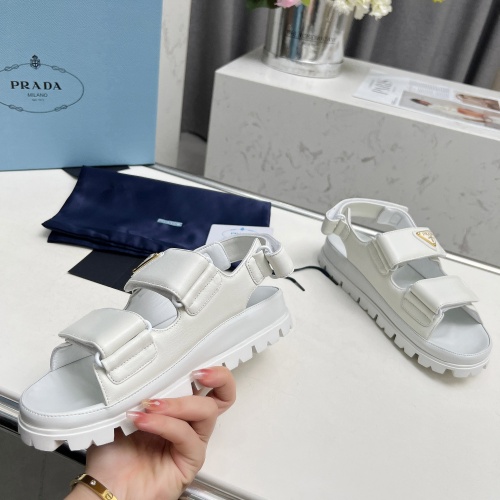 Replica Prada Sandal For Women #1213753 $100.00 USD for Wholesale