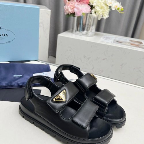 Replica Prada Sandal For Women #1213755 $100.00 USD for Wholesale