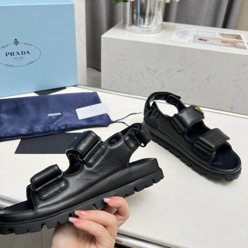 Replica Prada Sandal For Women #1213755 $100.00 USD for Wholesale