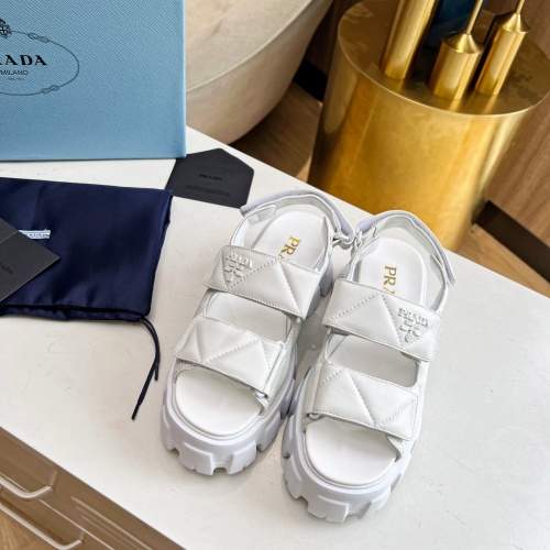 Replica Prada Sandal For Women #1213756 $100.00 USD for Wholesale