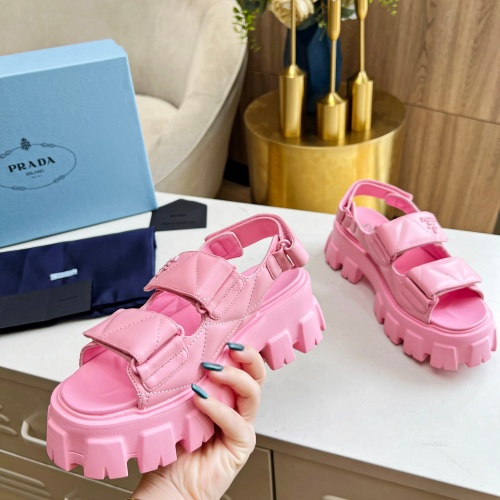 Replica Prada Sandal For Women #1213758 $100.00 USD for Wholesale