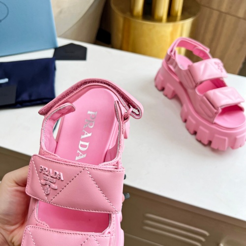 Replica Prada Sandal For Women #1213758 $100.00 USD for Wholesale