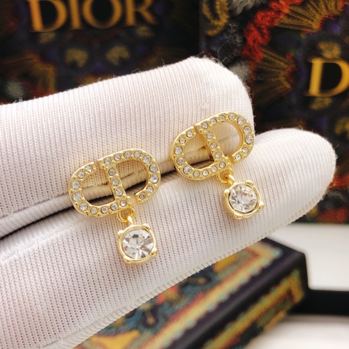 Replica Christian Dior Earrings For Women #1213767 $25.00 USD for Wholesale