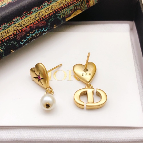 Replica Christian Dior Earrings For Women #1213768 $25.00 USD for Wholesale