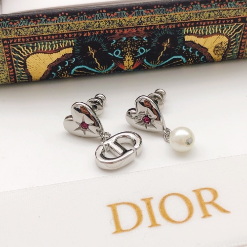 Replica Christian Dior Earrings For Women #1213770 $25.00 USD for Wholesale