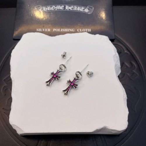 Wholesale Chrome Hearts Earrings For Women #1213816 $36.00 USD, Wholesale Quality Replica Chrome Hearts Earrings