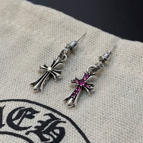 Replica Chrome Hearts Earrings For Women #1213816 $36.00 USD for Wholesale