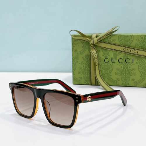 Wholesale Gucci AAA Quality Sunglasses #1213872 $48.00 USD, Wholesale Quality Replica Gucci AAA Quality Sunglasses