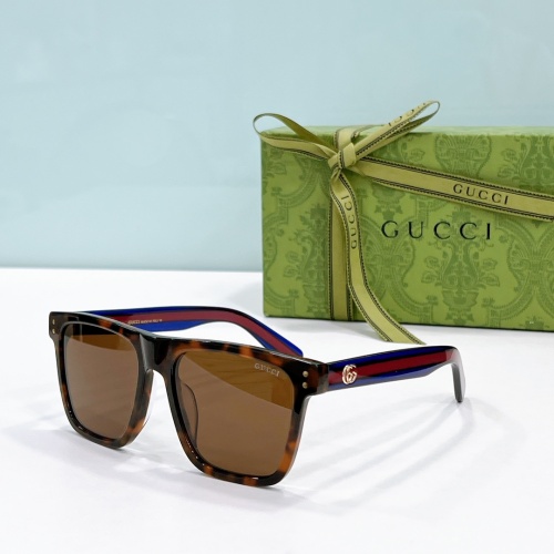 Wholesale Gucci AAA Quality Sunglasses #1213873 $48.00 USD, Wholesale Quality Replica Gucci AAA Quality Sunglasses