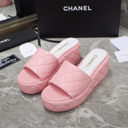 Wholesale Chanel Slippers For Women #1213881 $96.00 USD, Wholesale Quality Replica Chanel Slippers