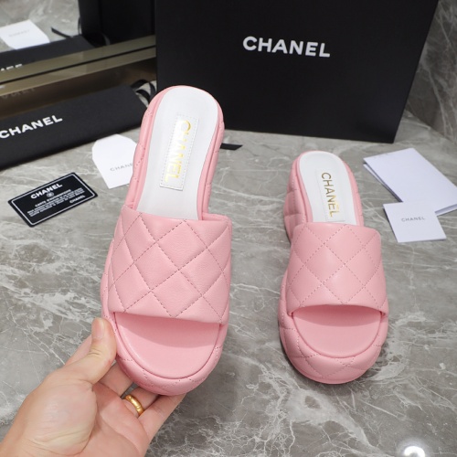 Replica Chanel Slippers For Women #1213881 $96.00 USD for Wholesale