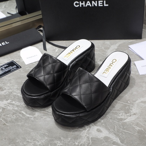 Wholesale Chanel Slippers For Women #1213883 $96.00 USD, Wholesale Quality Replica Chanel Slippers