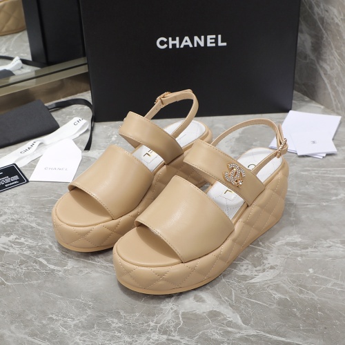 Wholesale Chanel Sandal For Women #1213884 $96.00 USD, Wholesale Quality Replica Chanel Sandal