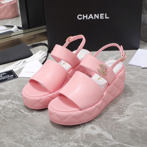 Wholesale Chanel Sandal For Women #1213885 $96.00 USD, Wholesale Quality Replica Chanel Sandal