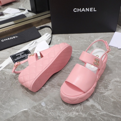 Replica Chanel Sandal For Women #1213885 $96.00 USD for Wholesale