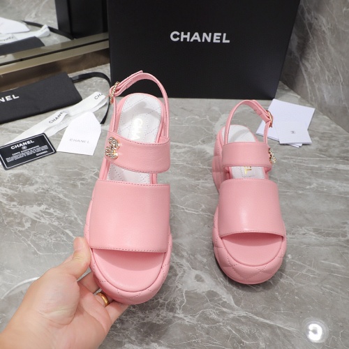 Replica Chanel Sandal For Women #1213885 $96.00 USD for Wholesale