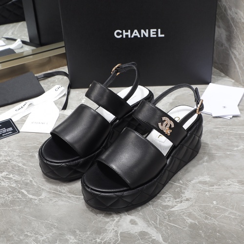 Wholesale Chanel Sandal For Women #1213887 $96.00 USD, Wholesale Quality Replica Chanel Sandal