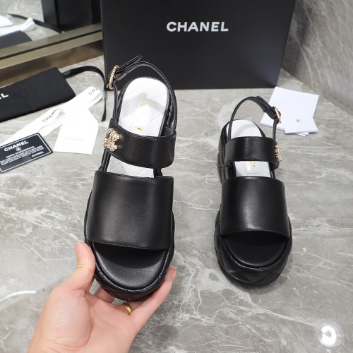 Replica Chanel Sandal For Women #1213887 $96.00 USD for Wholesale