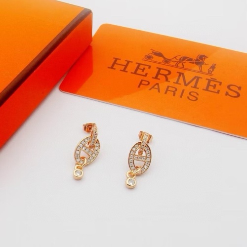 Wholesale Hermes Earrings For Women #1213892 $25.00 USD, Wholesale Quality Replica Hermes Earrings