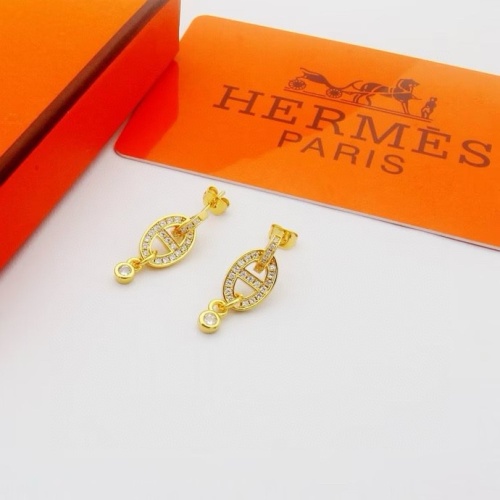 Wholesale Hermes Earrings For Women #1213893 $25.00 USD, Wholesale Quality Replica Hermes Earrings