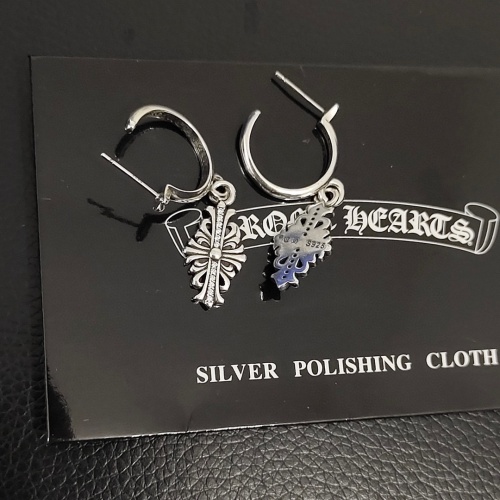 Wholesale Chrome Hearts Earrings For Women #1213950 $42.00 USD, Wholesale Quality Replica Chrome Hearts Earrings