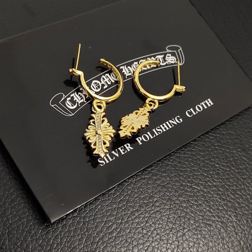 Wholesale Chrome Hearts Earrings For Women #1213951 $42.00 USD, Wholesale Quality Replica Chrome Hearts Earrings