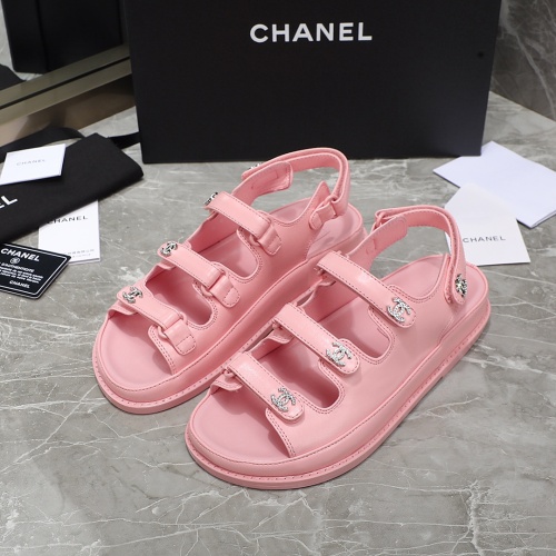 Wholesale Chanel Sandal For Women #1214081 $112.00 USD, Wholesale Quality Replica Chanel Sandal