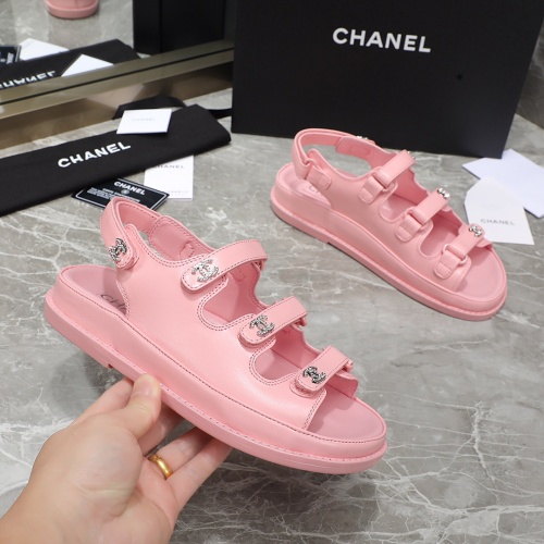 Replica Chanel Sandal For Women #1214081 $112.00 USD for Wholesale