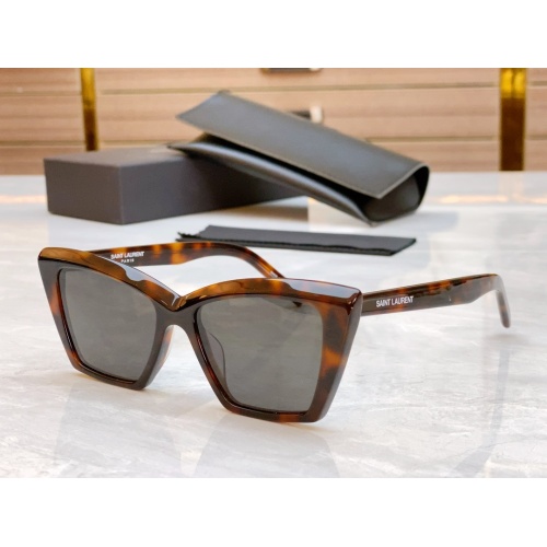 Wholesale Yves Saint Laurent YSL AAA Quality Sunglasses #1214095 $64.00 USD, Wholesale Quality Replica Yves Saint Laurent YSL AAA Quality Sunglasses