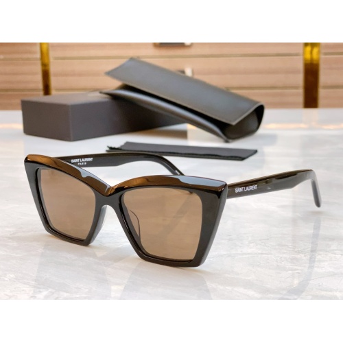 Wholesale Yves Saint Laurent YSL AAA Quality Sunglasses #1214096 $64.00 USD, Wholesale Quality Replica Yves Saint Laurent YSL AAA Quality Sunglasses