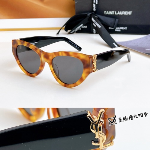 Wholesale Yves Saint Laurent YSL AAA Quality Sunglasses #1214117 $60.00 USD, Wholesale Quality Replica Yves Saint Laurent YSL AAA Quality Sunglasses