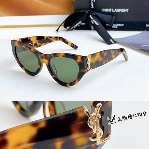 Wholesale Yves Saint Laurent YSL AAA Quality Sunglasses #1214119 $60.00 USD, Wholesale Quality Replica Yves Saint Laurent YSL AAA Quality Sunglasses