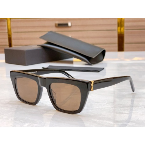 Wholesale Yves Saint Laurent YSL AAA Quality Sunglasses #1214137 $56.00 USD, Wholesale Quality Replica Yves Saint Laurent YSL AAA Quality Sunglasses