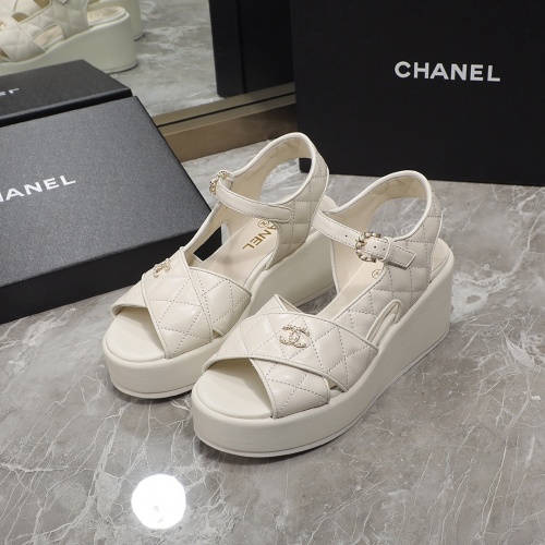 Wholesale Chanel Sandal For Women #1214192 $98.00 USD, Wholesale Quality Replica Chanel Sandal