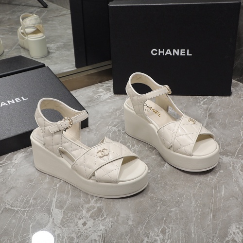 Replica Chanel Sandal For Women #1214192 $98.00 USD for Wholesale