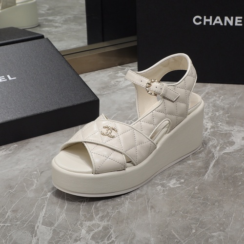 Replica Chanel Sandal For Women #1214192 $98.00 USD for Wholesale