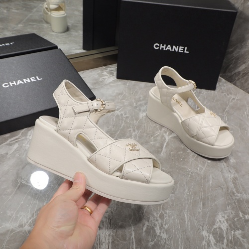 Replica Chanel Sandal For Women #1214192 $98.00 USD for Wholesale