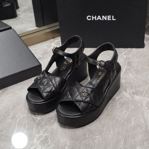 Wholesale Chanel Sandal For Women #1214194 $98.00 USD, Wholesale Quality Replica Chanel Sandal