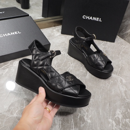 Replica Chanel Sandal For Women #1214194 $98.00 USD for Wholesale