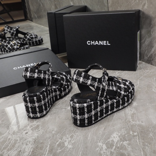 Replica Chanel Sandal For Women #1214195 $92.00 USD for Wholesale